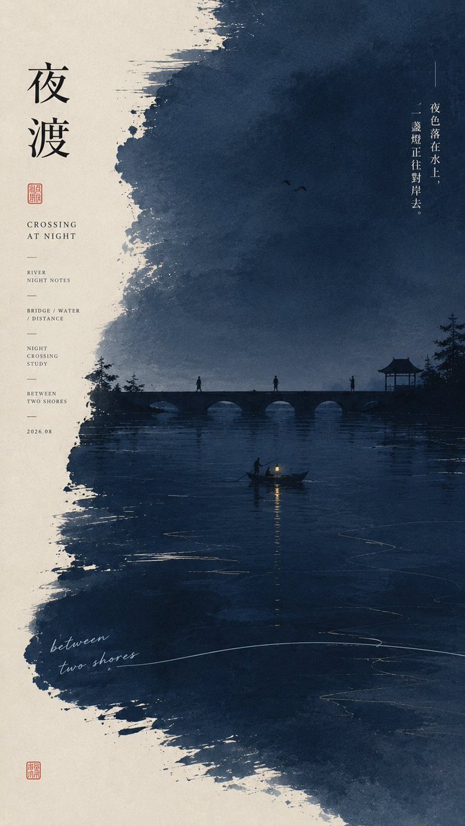 中式极简海报：大色域参与构图的东方美学 - 图 3