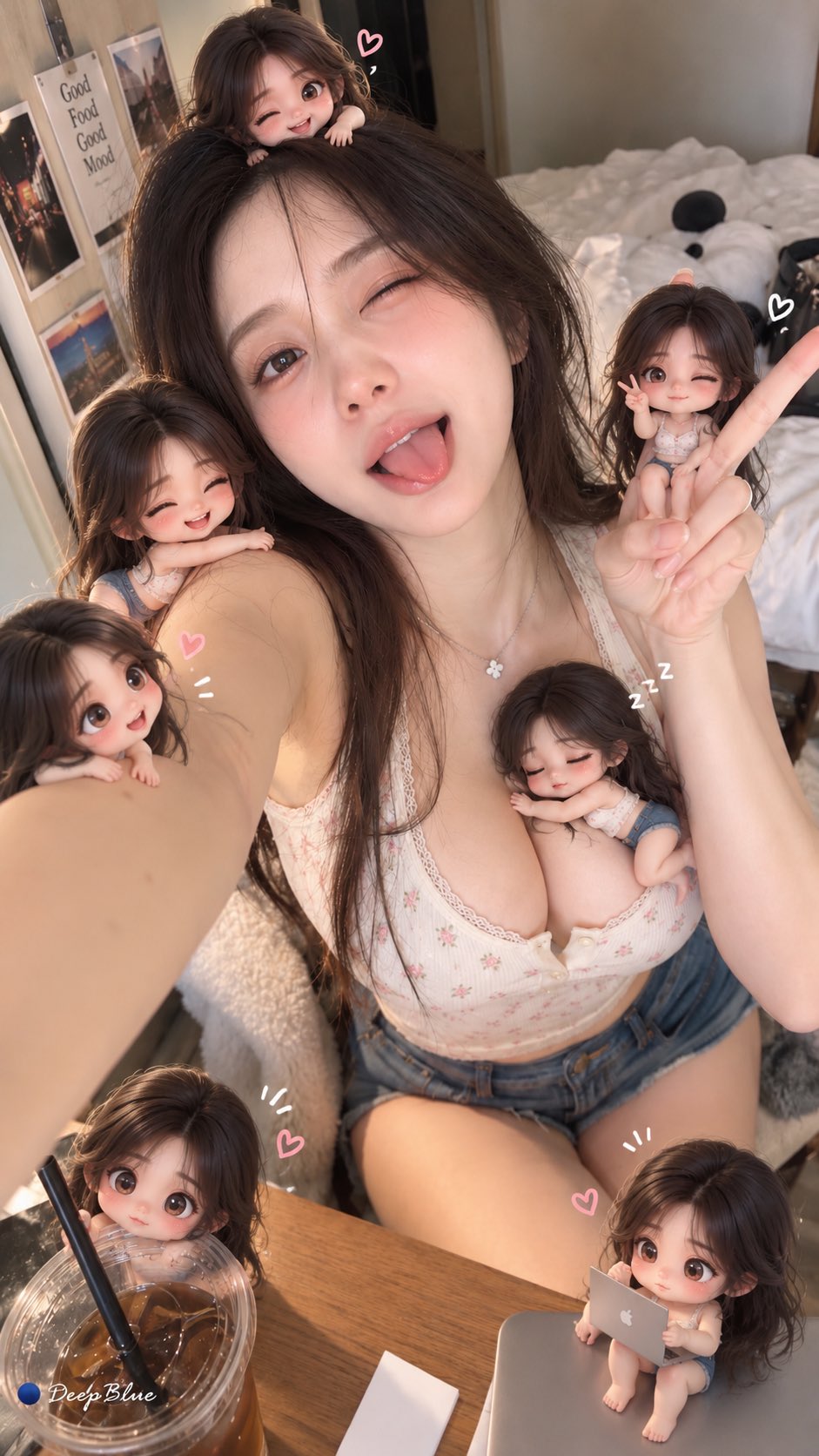 迷你版自己：3D角色与日常的俏皮互动
