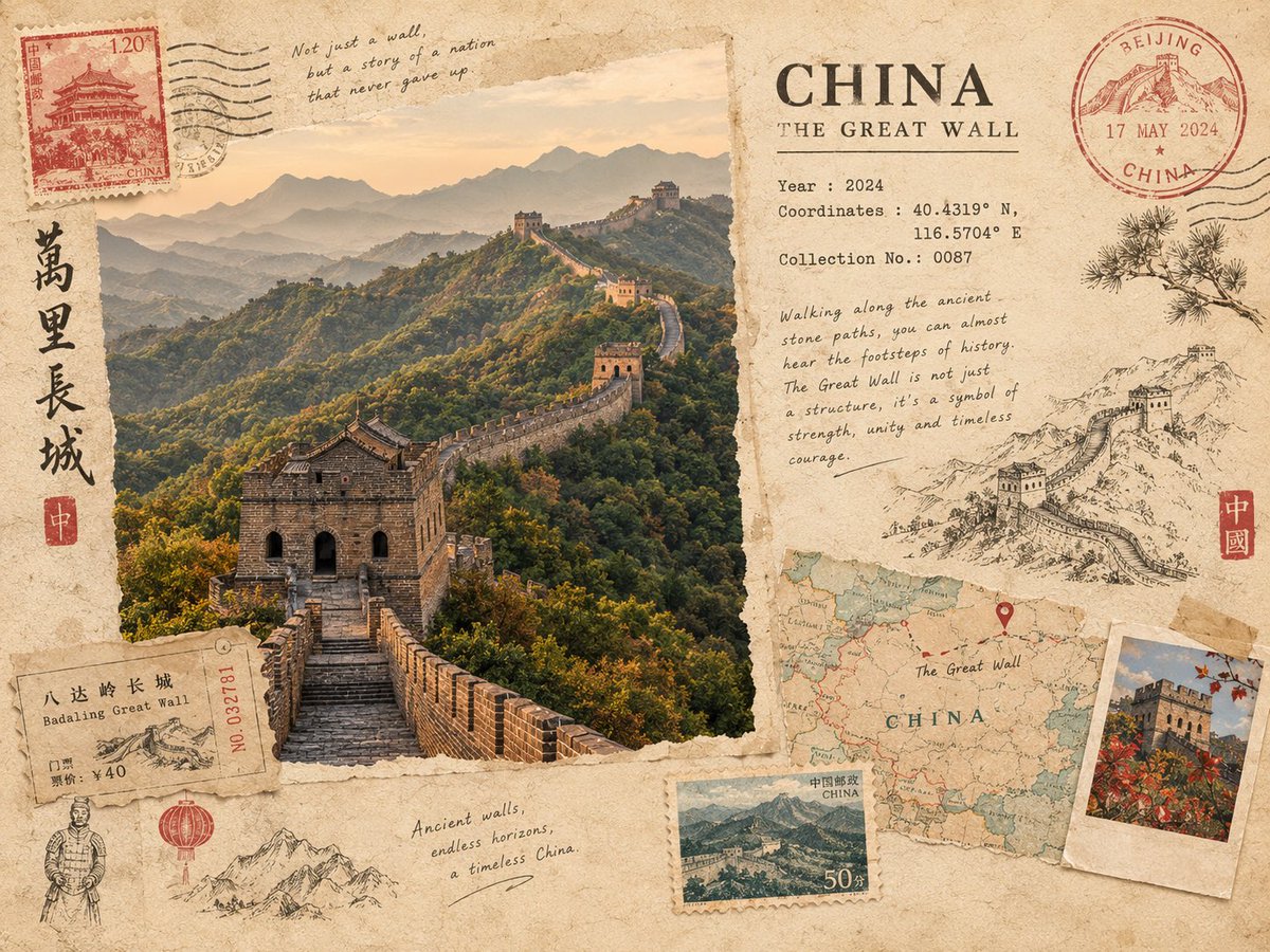复古旅行记忆卡：老探险家的私人收藏页 - 图 2