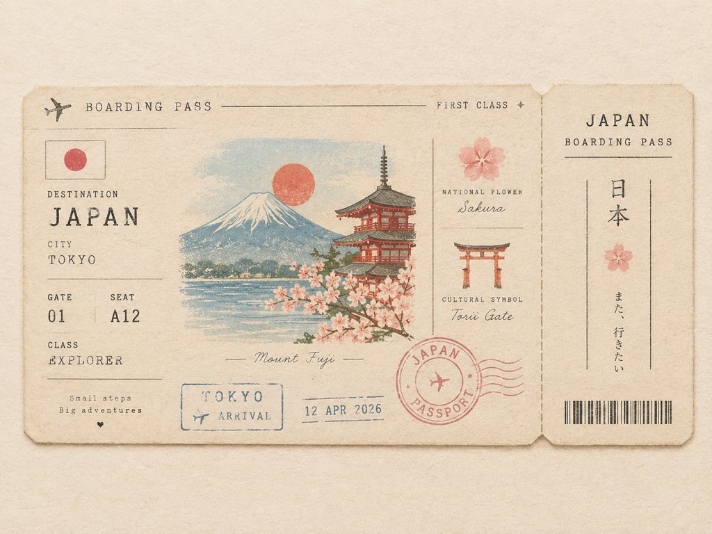 复古旅行登机牌：迷你地标的收藏记忆 - 图 4