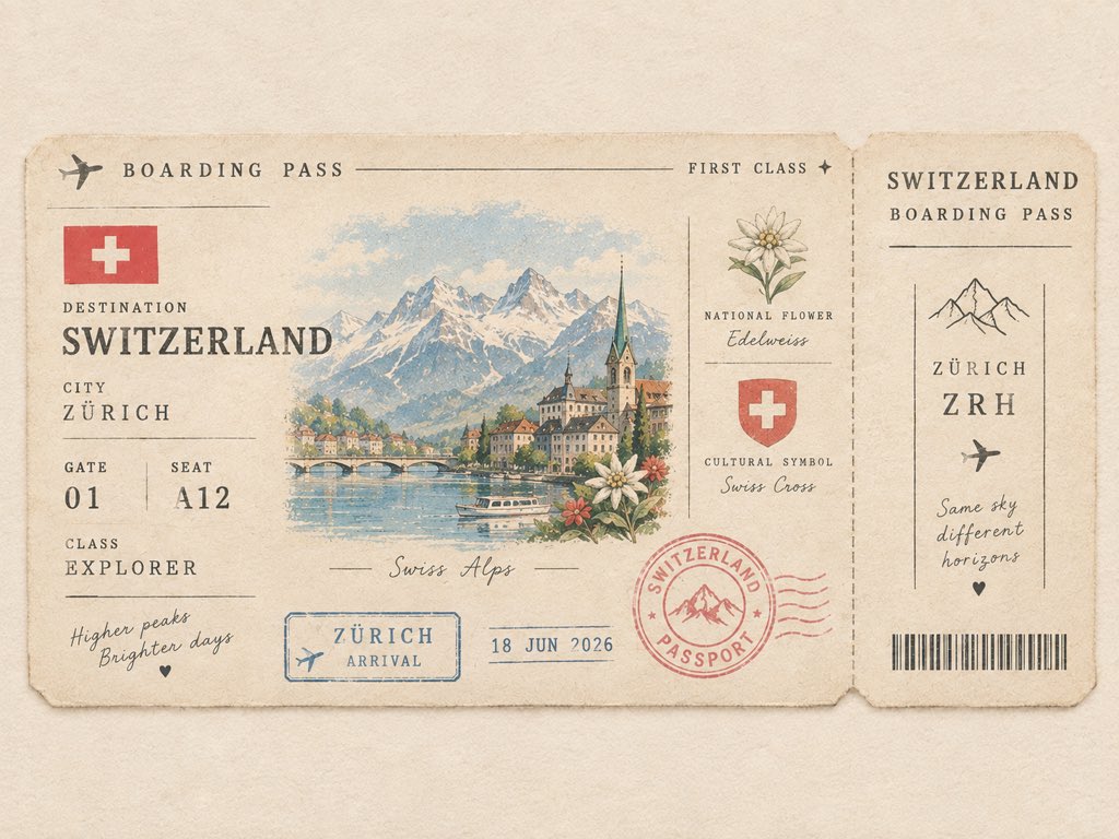 复古旅行登机牌：迷你地标的收藏记忆