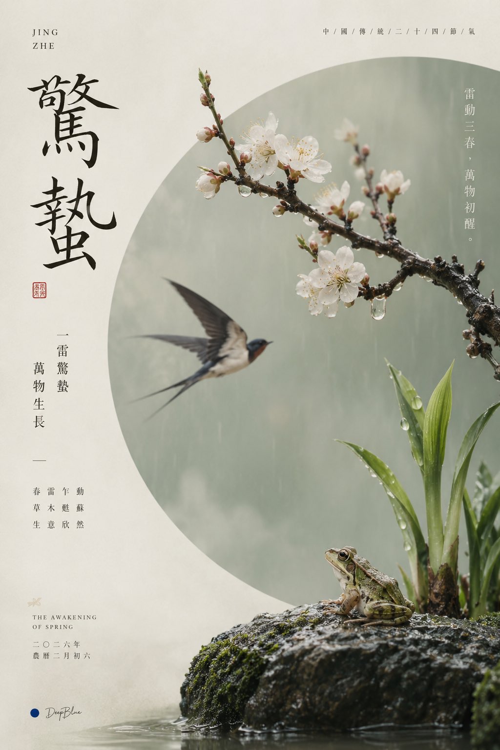 宋式秋分：极简节气艺术封面 - 图 3