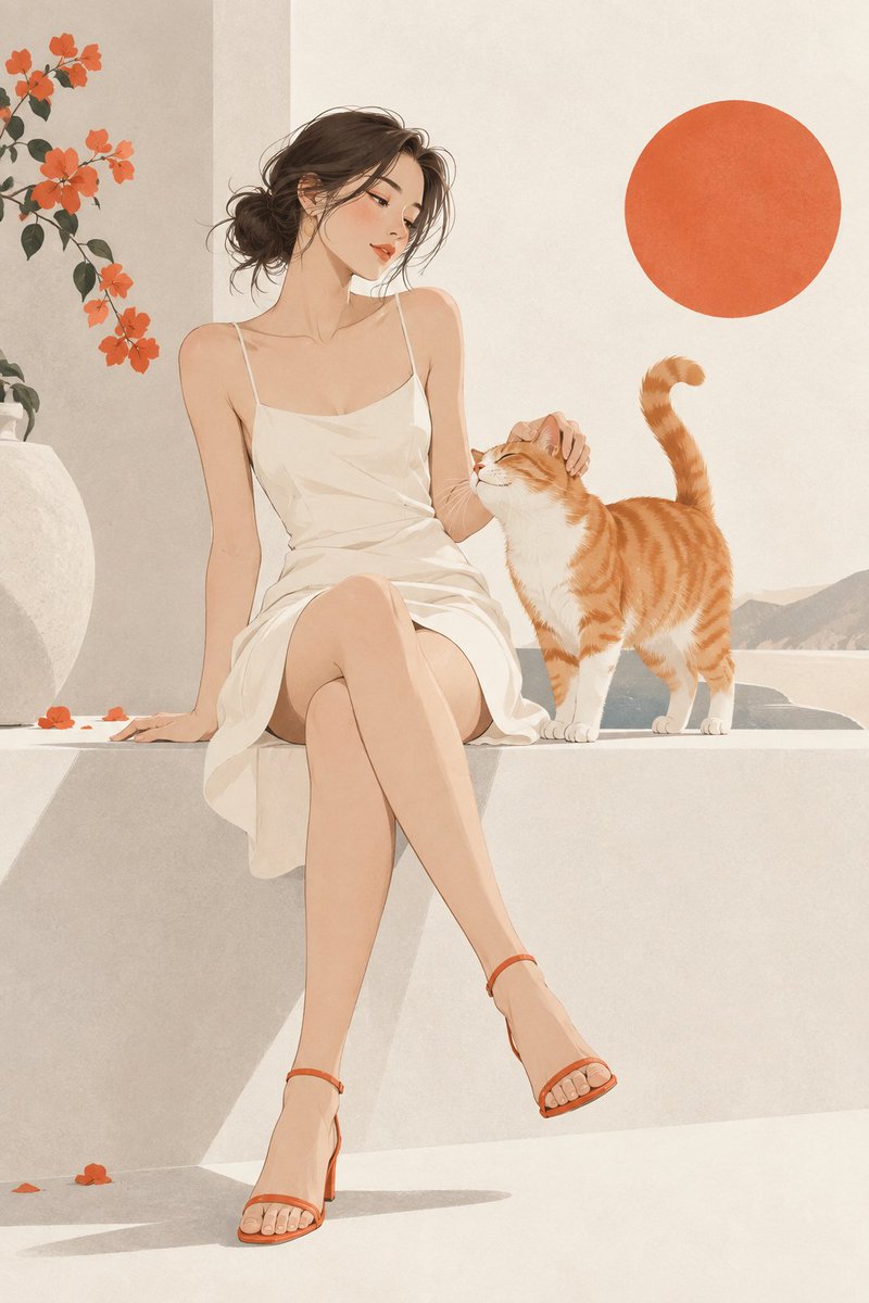 极简杂志插画：柔和留白模板 - 图 2