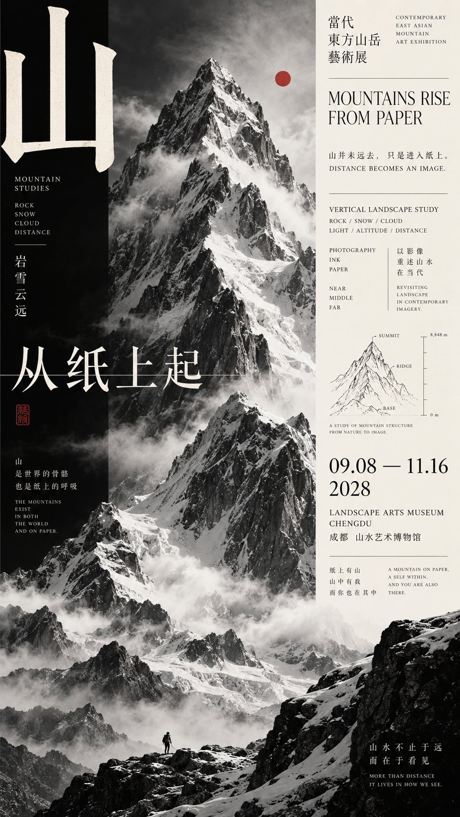 竖三栏东方文化展览海报 - 图 3