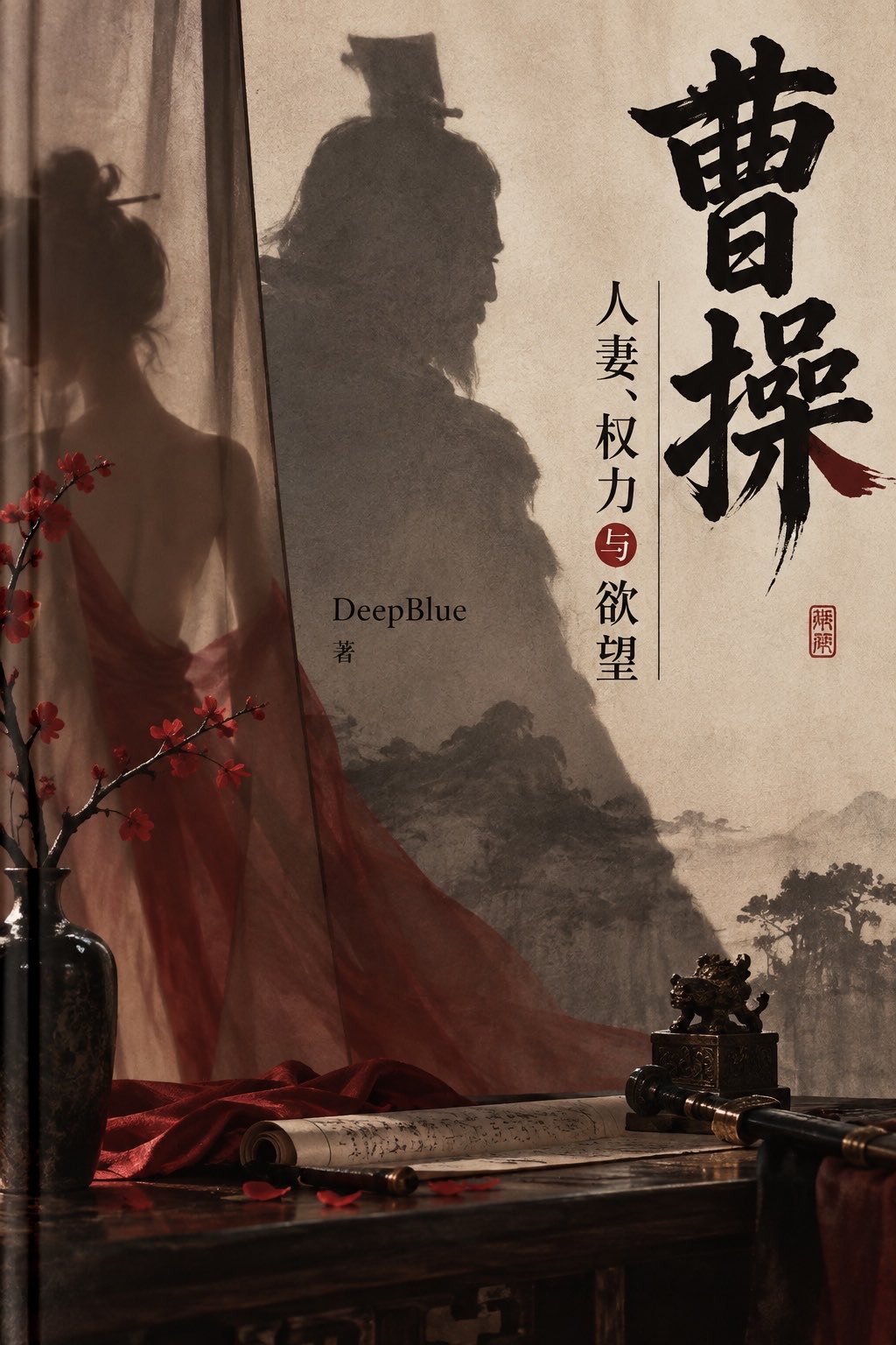 东方极简书封:曹操权力与欲望