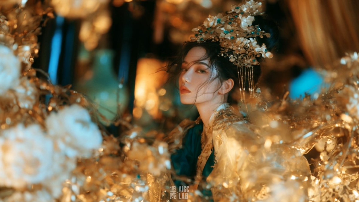 鎏金幻梦:古殿侧影的东方奢华