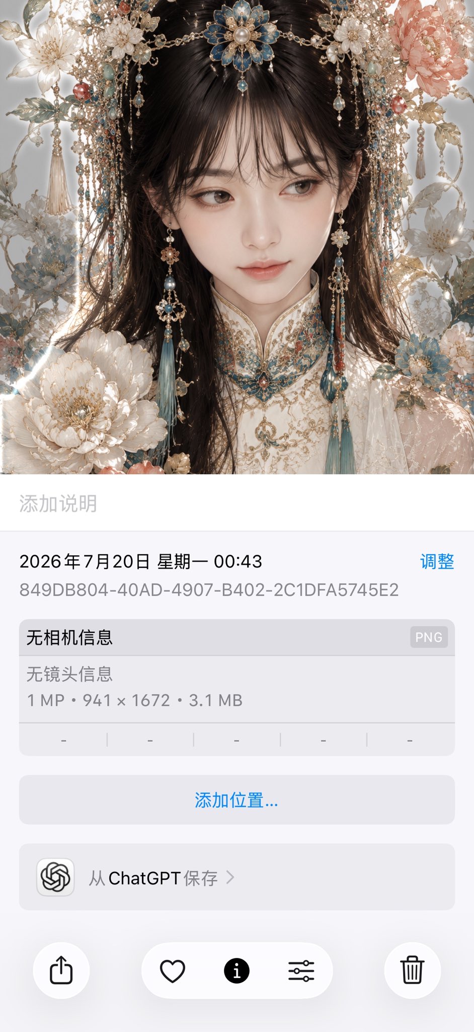 新中式工笔人像：珐琅珠宝与丝线刺绣的对称构图 - 图 2
