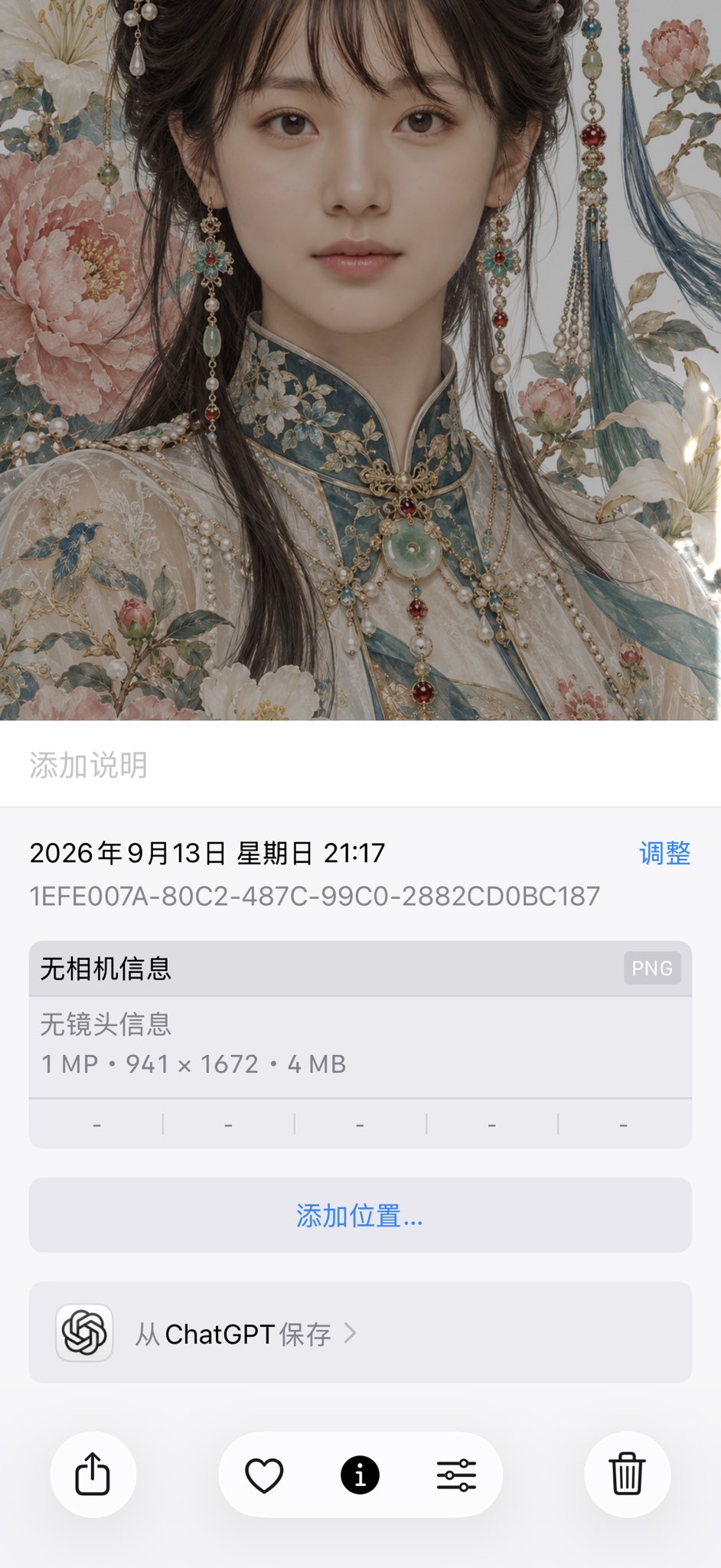 新中式工笔人像：珐琅珠宝与丝线刺绣的对称构图 - 图 4