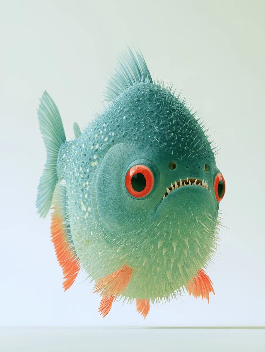奇幻绒毛动物：超现实生物的蓬松质感 - 图 2
