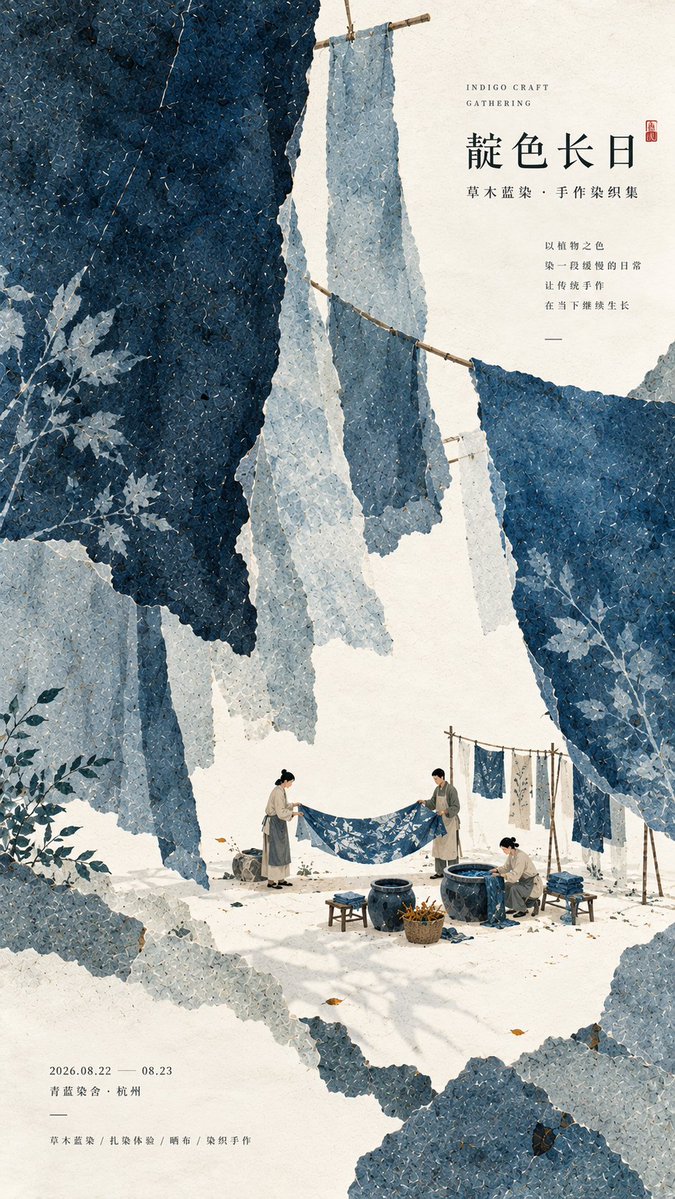 纸本东方文化海报：大色域微场景 - 图 4