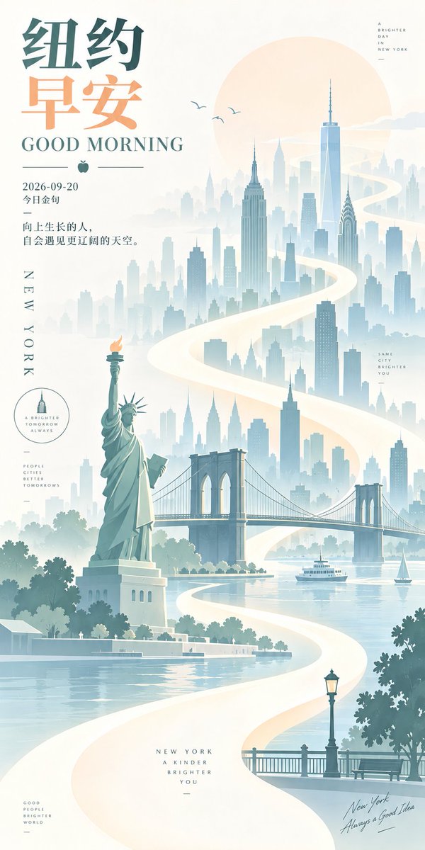 极简早安海报：真实物象穿越几何情绪窗口 - 图 3
