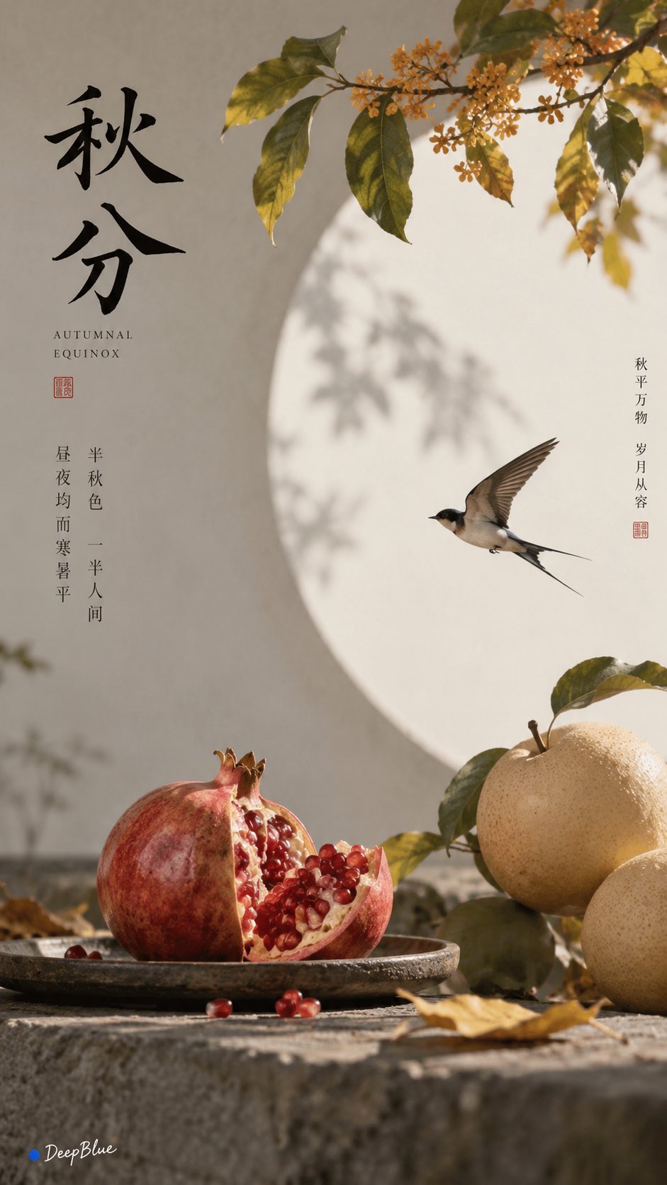 秋分宋式美学：东方时令艺术封面 - 图 3