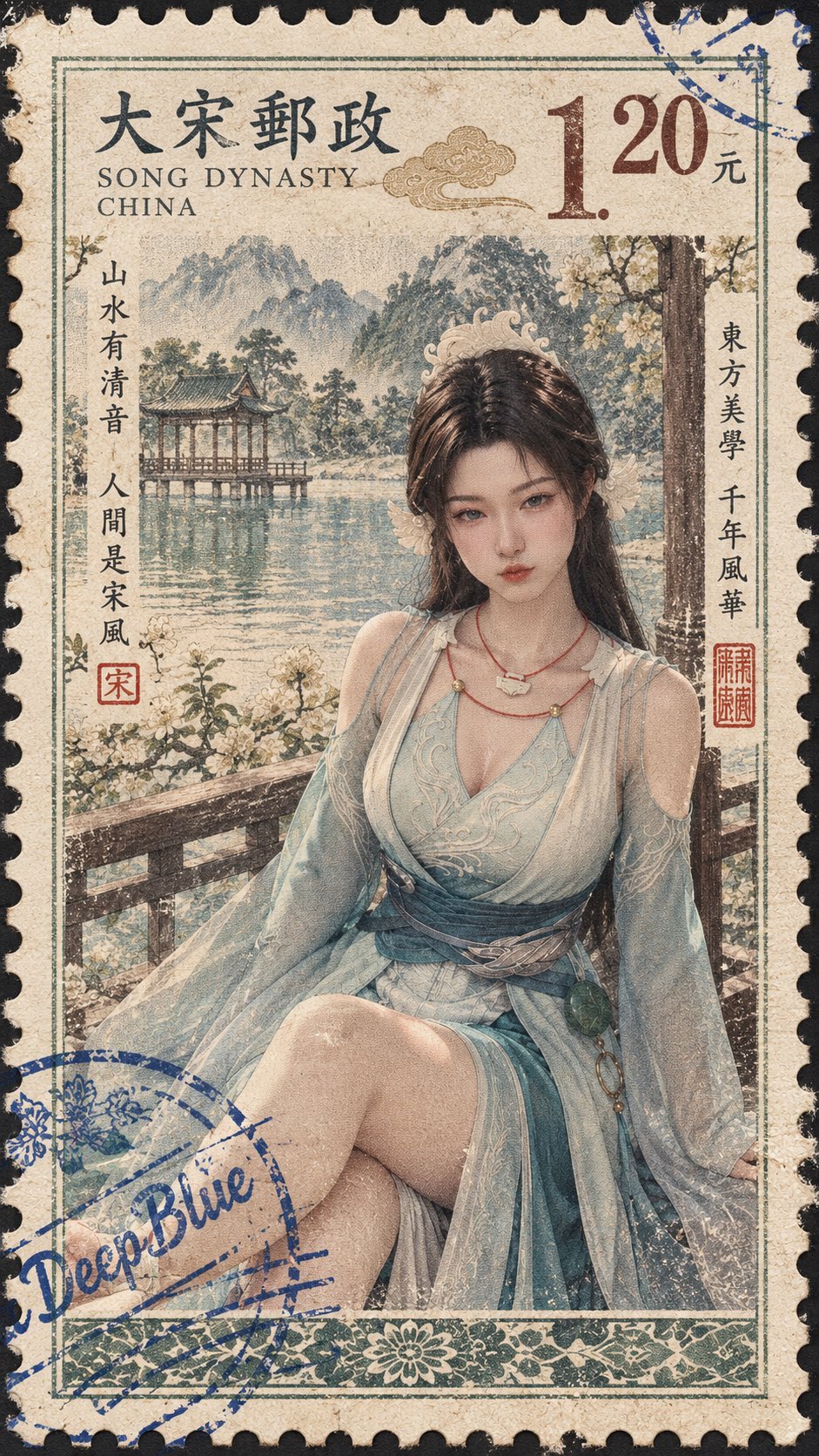 邮票与90年代课本创作