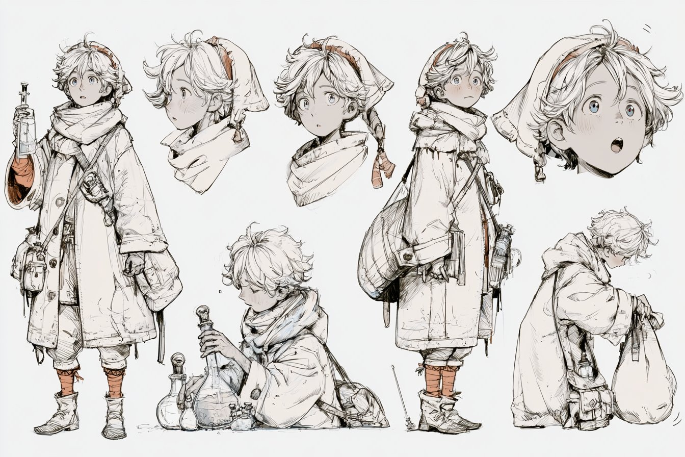 Amira Zairi Prompt share: Pastel Manga Character S... - 图 2