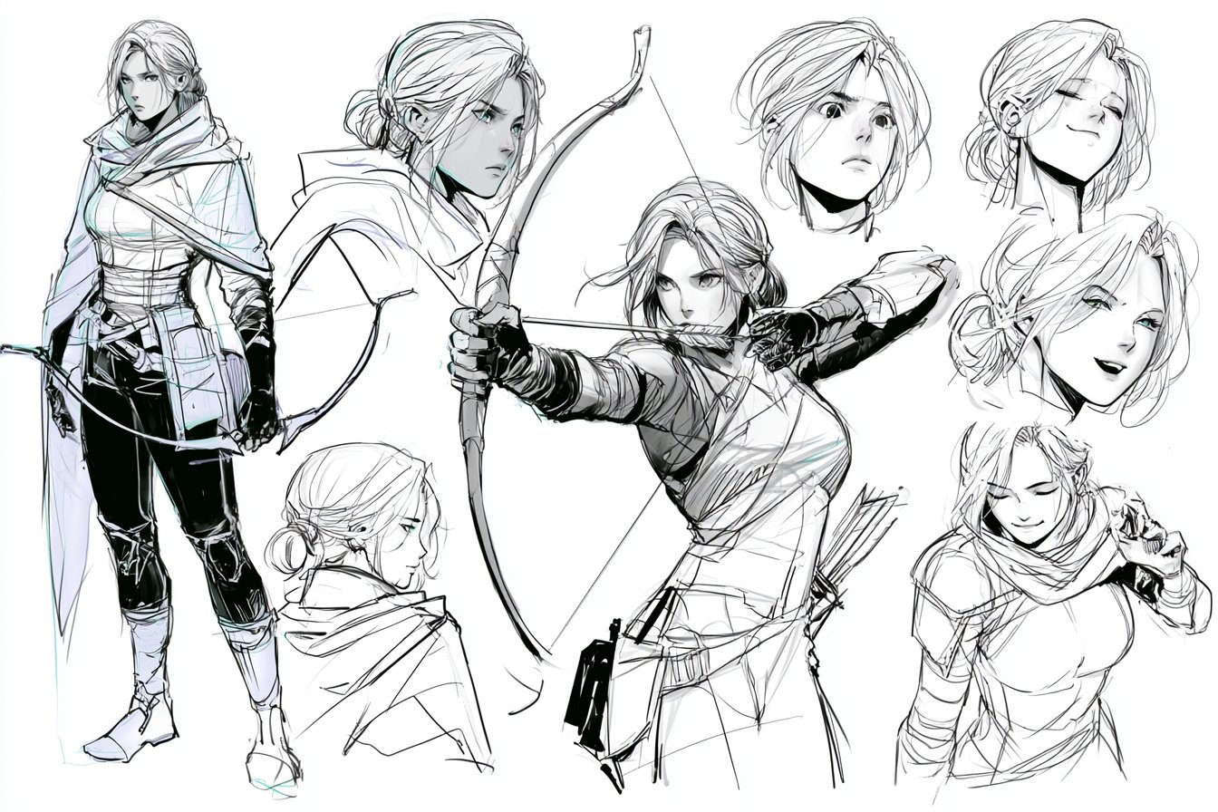 Amira Zairi Prompt share: Pastel Manga Character S...