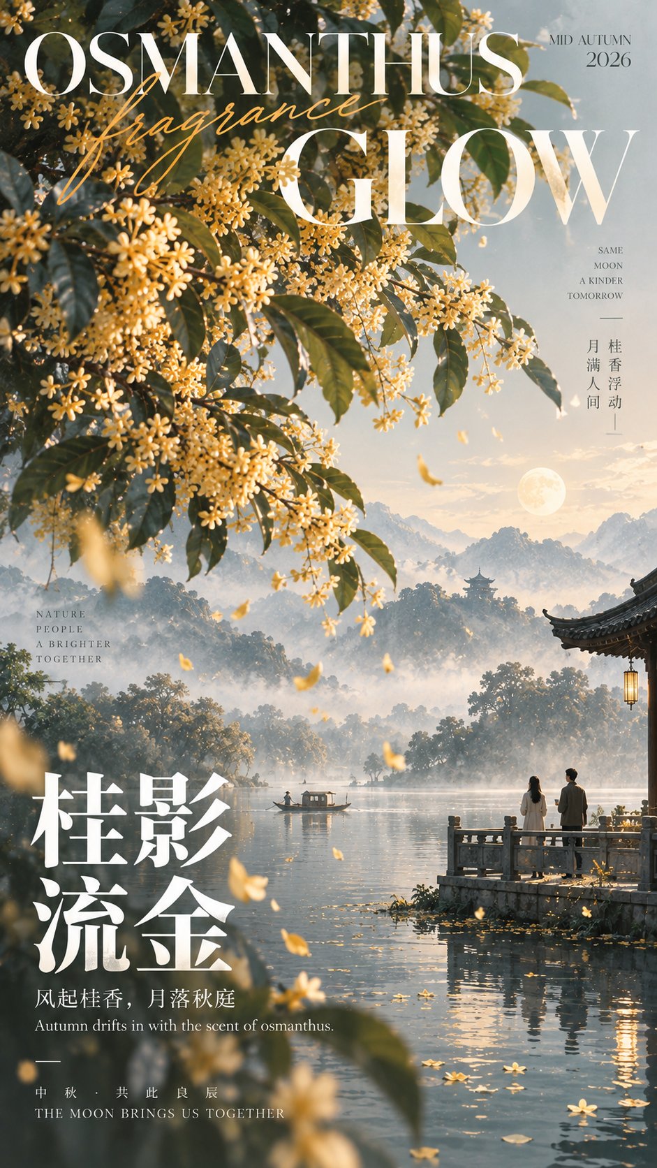 Larus Canus 🌕 Images 2.5 做中秋海报，巨物构图真的很有诗意，氛围感拉满！... - 图 4
