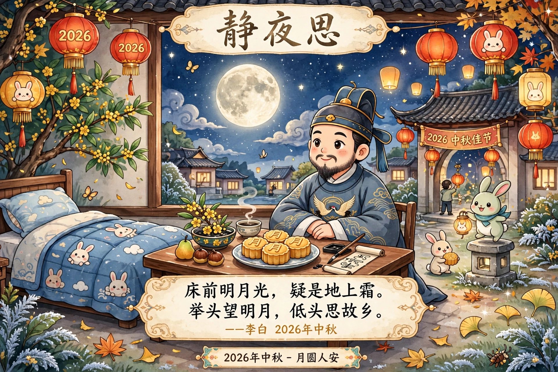 Lucy Chen·中秋主题创作 - 图 2