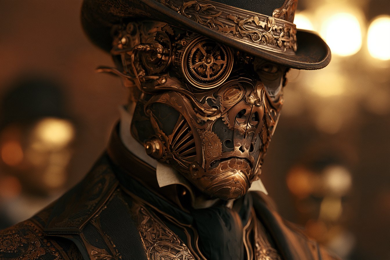 LudovicCreator 🎨 CLOCKWORK MASQUERADE 🎨  Prompt  :... - 图 2