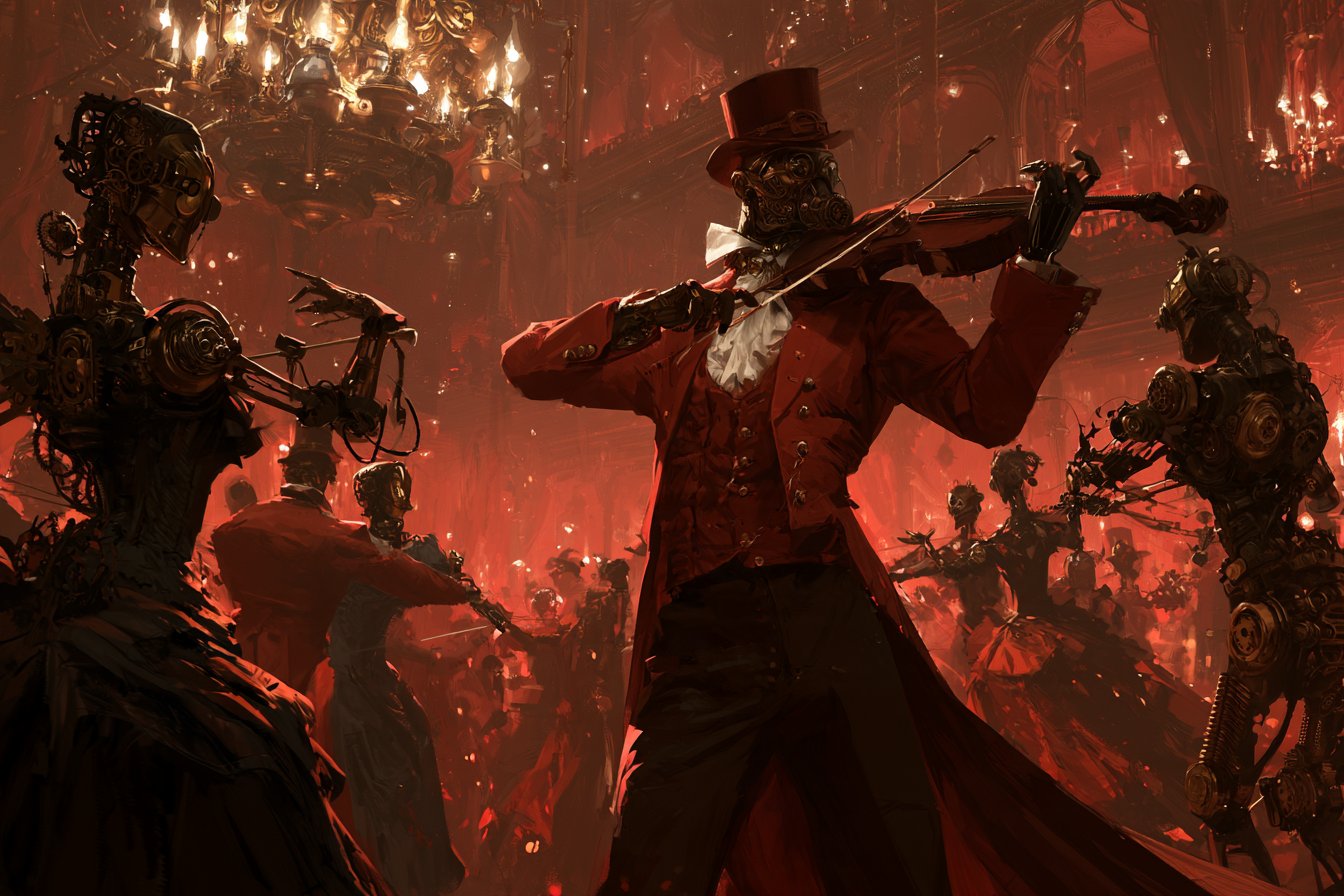 LudovicCreator 🎨 CLOCKWORK MASQUERADE 🎨  Prompt  :... - 图 3