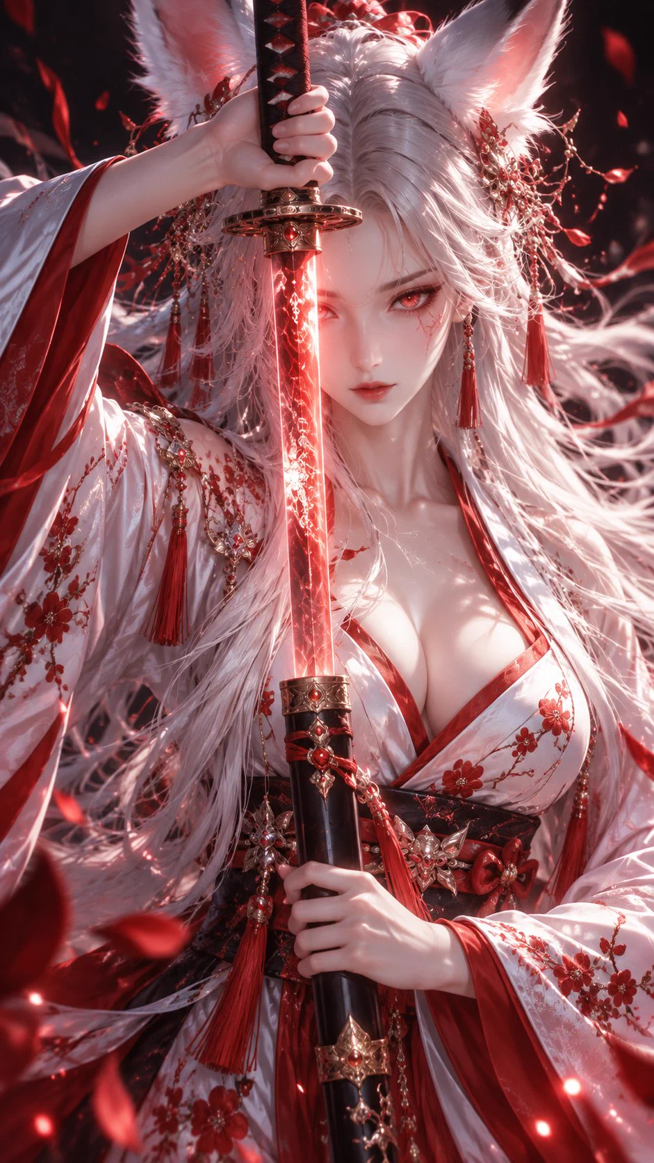 赤瞳妖姬:东方幻想狐妖3D肖像