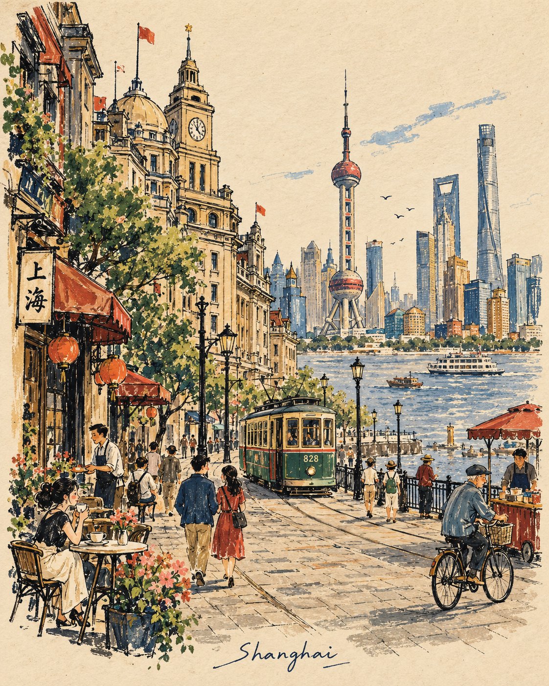 旅行海报,城市记忆
