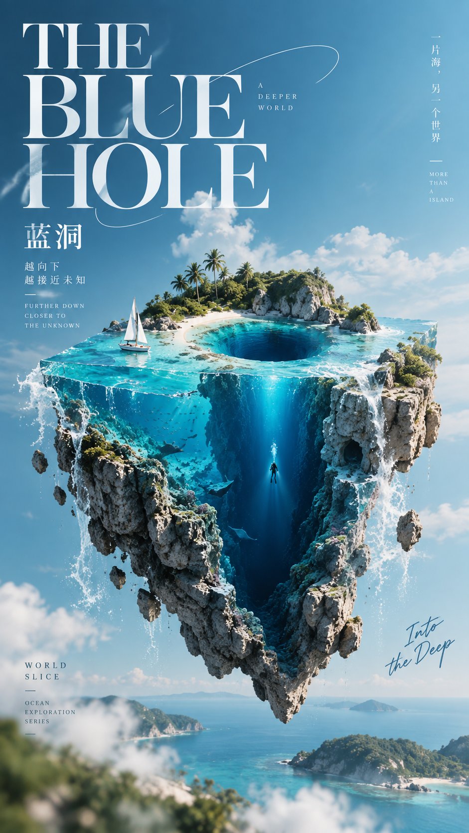 剖面海报切开沙漠露出隐藏水脉 - 图 2