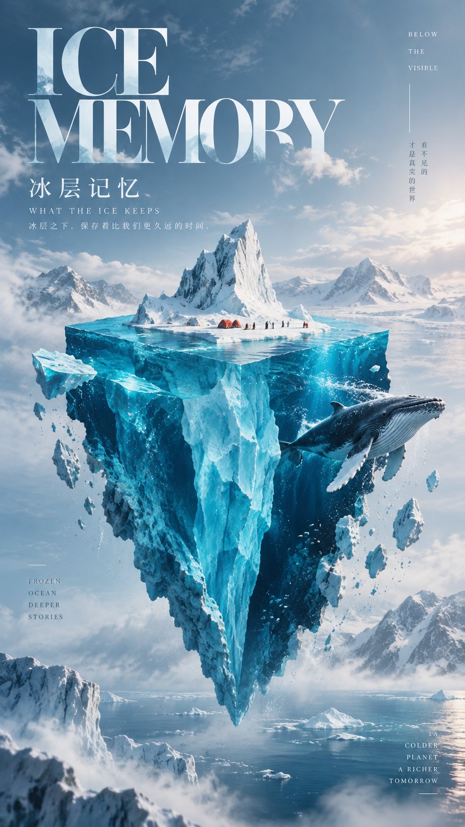 剖面海报切开沙漠露出隐藏水脉 - 图 4
