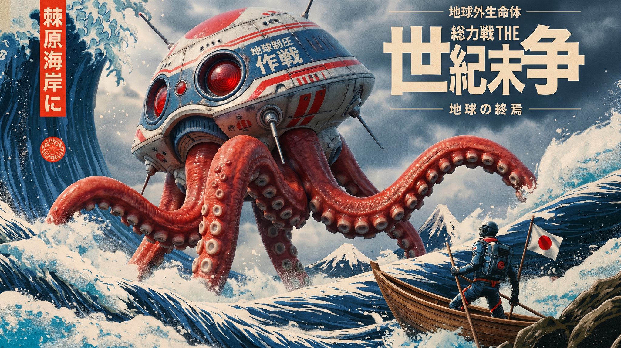 日系末日世界大战电影海报 - 图 4
