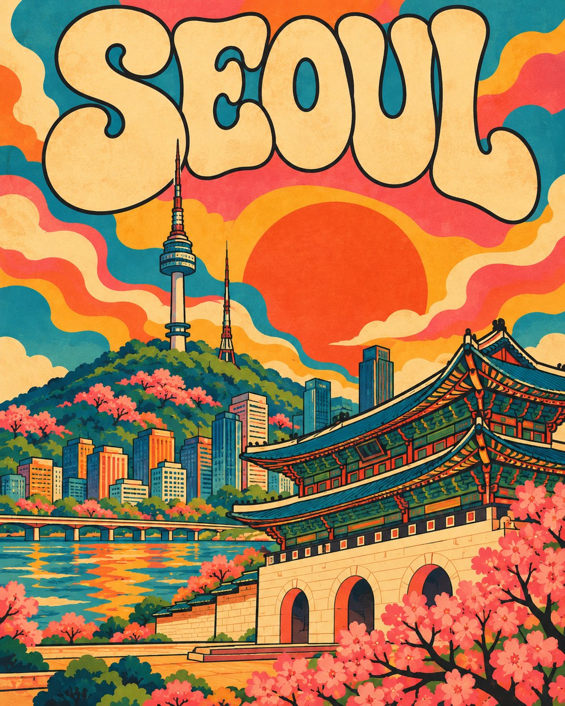 复古迷幻色彩里的异国风景 - 图 2
