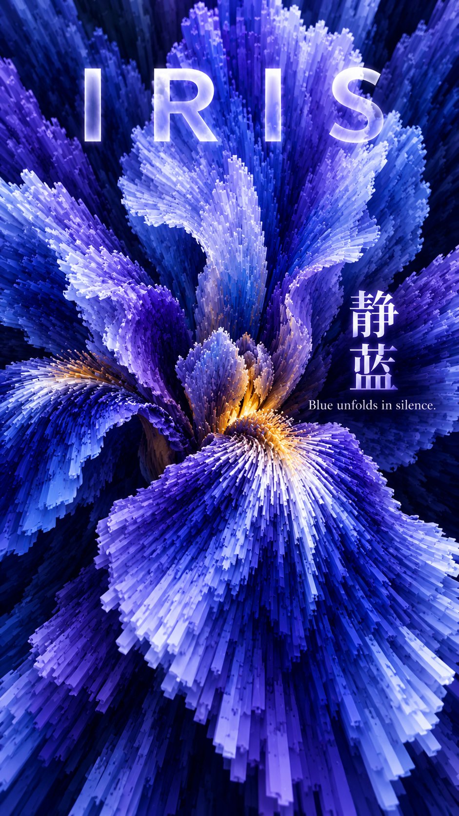 体素方块堆叠的径向绽放大丽花 - 图 4