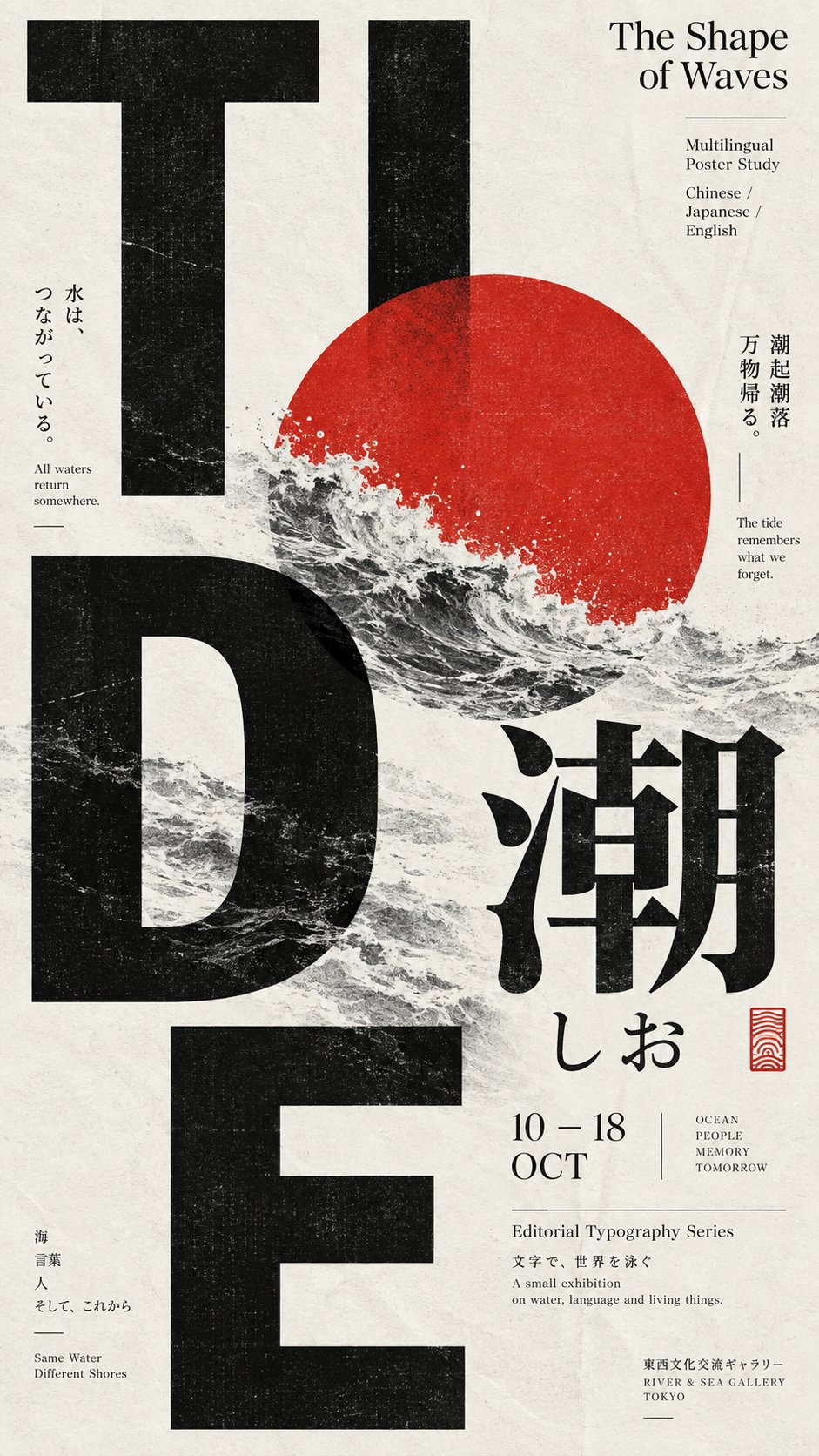 仙鹤汉字交织的日式视觉冲击 - 图 3