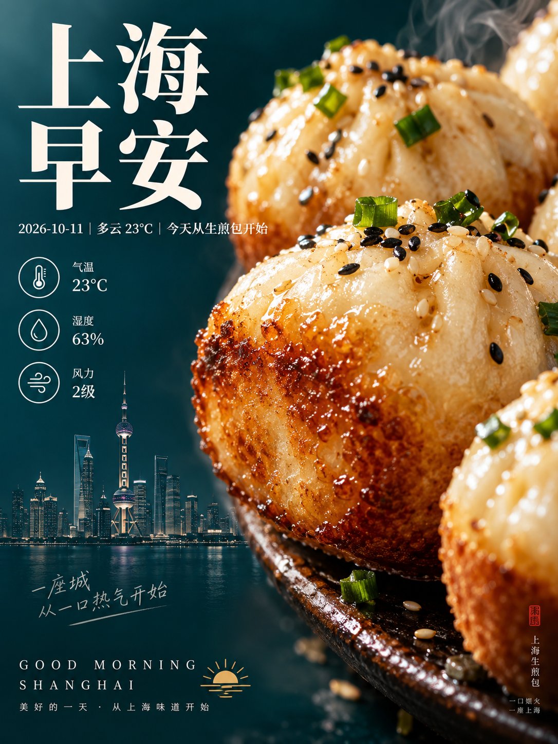 早餐美学:GPT食物创意海报