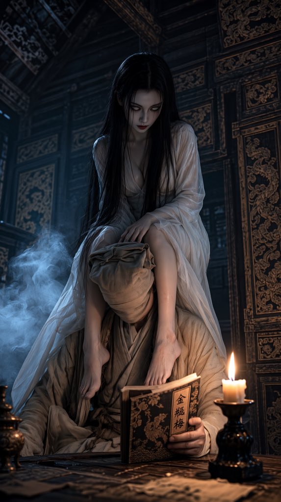 白衣女鬼:东方志怪电影人像