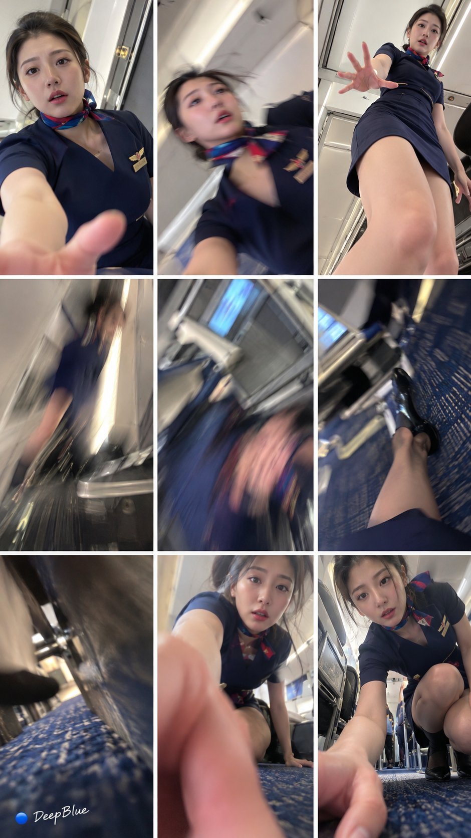 手机脱手坠地的失焦九连拍
