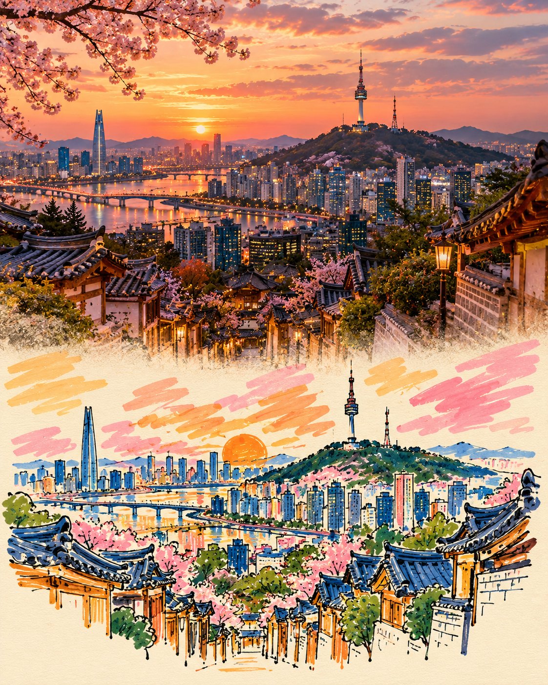 全画幅竖版街头涂鸦风旅行海报 - 图 3