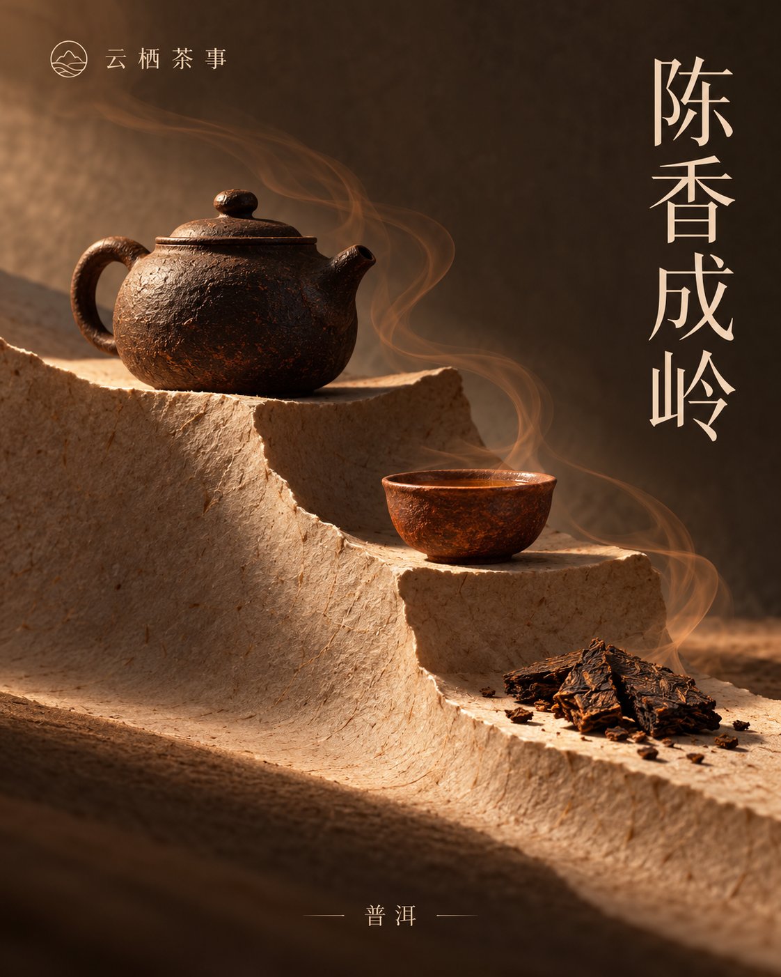 粗陶青瓷间的四色茶烟与柔光 - 图 2