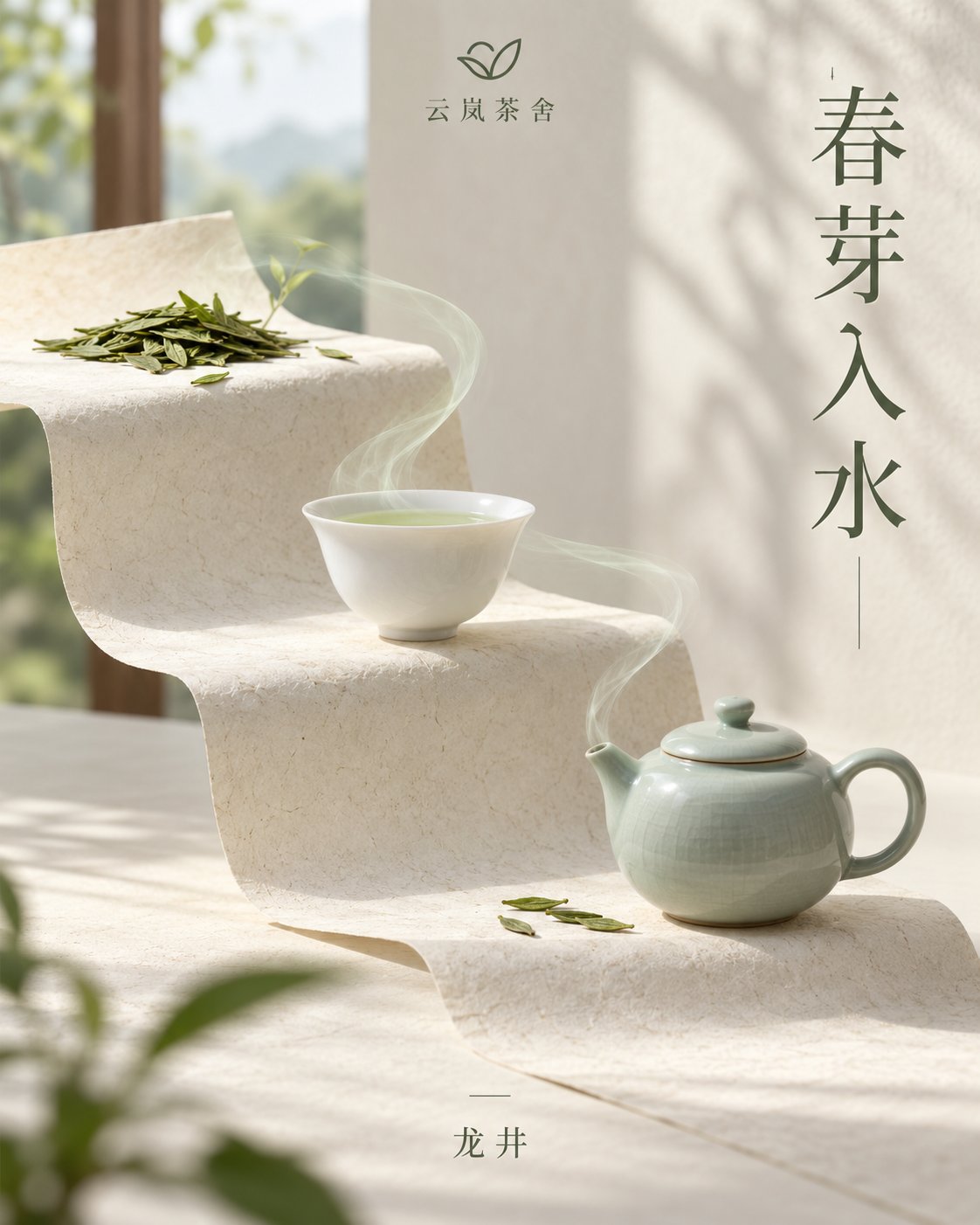 粗陶青瓷间的四色茶烟与柔光 - 图 4