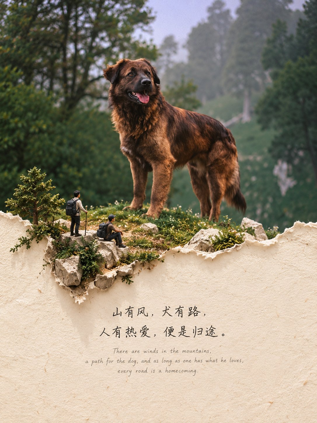 上半照片下半暖色撕边手工纸 - 图 2