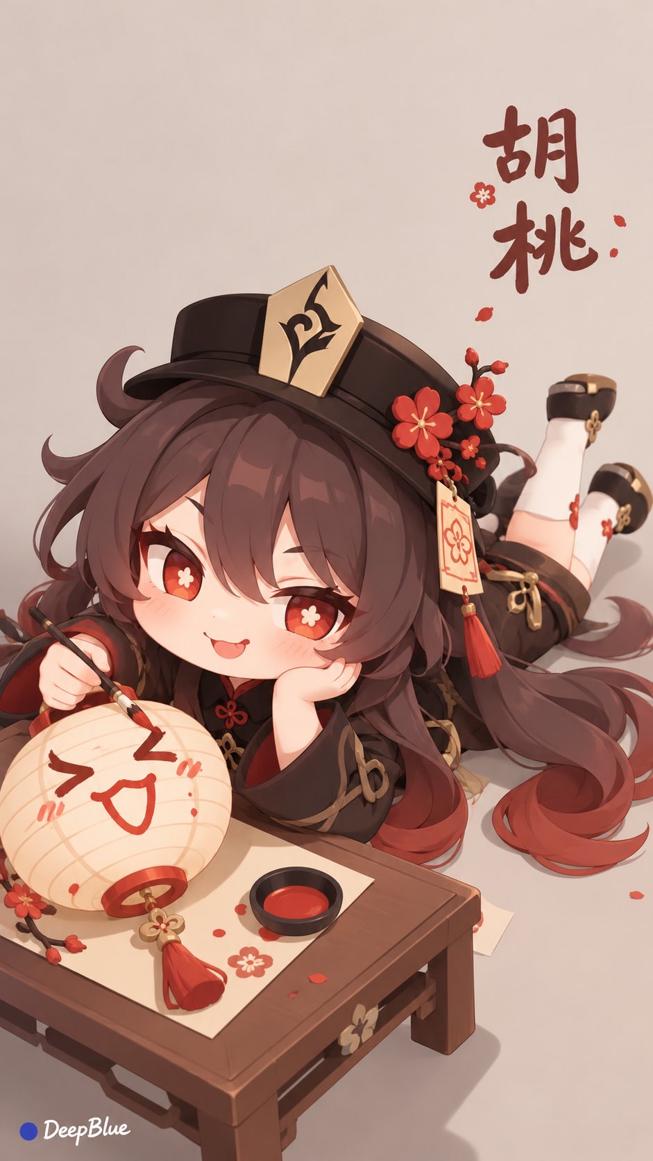 色块分明的三头身赛璐璐萌娘