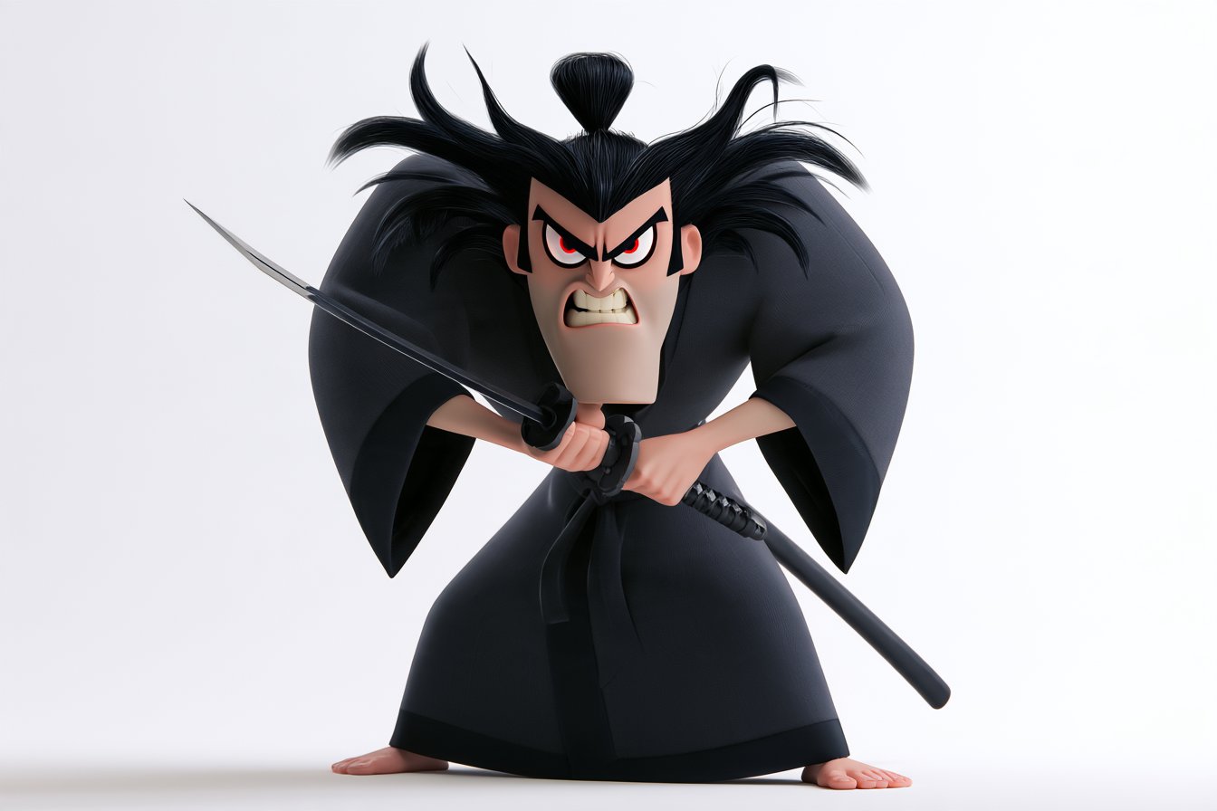 棱角化作圆润,皮克斯风重塑武士杰克